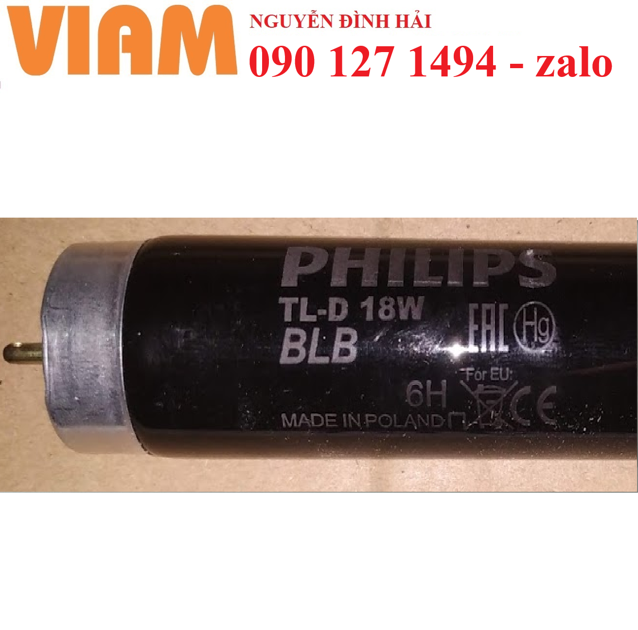  Bóng đèn UV cho tủ so màu TL-D BLB 18W– Chất lượng từ Philips Châu Âu
